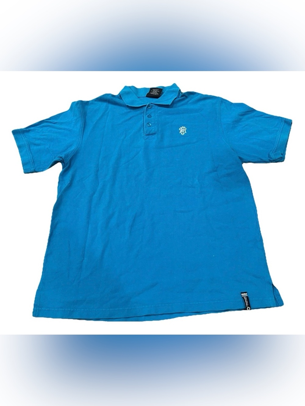 Southpole Polo Shirt Mens XXL Blue Short Sleeve Authentic Collection Cotton Y2K